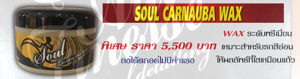 WAX สำหรับรถสีอ่อน